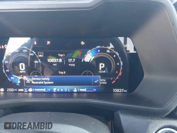 2024 Chevrolet Colorado 4WD Trail Boss z VIN 1GCPTEEK5R1117187, wystawiony jako IAAI lot #42355825 z przebiegiem 10 837 mil mil oraz . Historia ofert i sprzedaży dostępna na DreamBid. Obrazek 7.