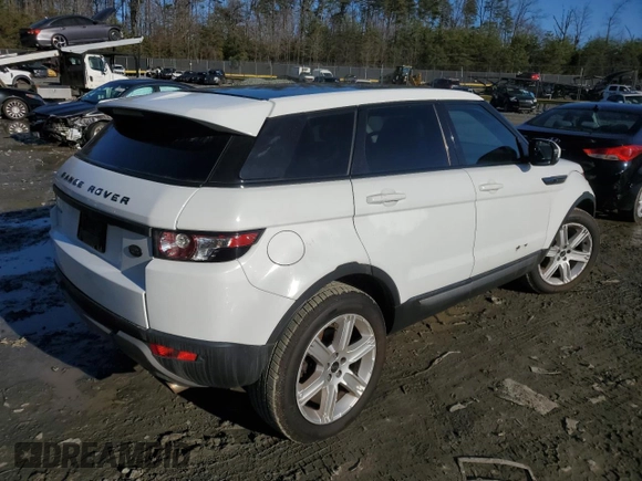 2012 Land Rover Range Rover Evoque Pure Plus with VIN SALVP2BG1CH662711, listed as a Copart auction lot 86979434 with 172,740 mi miles and Clean Title. Bid and sale history available at carsss.com. Image 3.