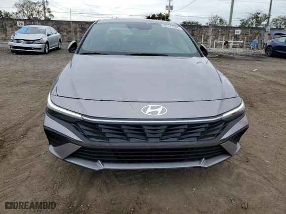 2025 Hyundai Elantra SEL Sport with VIN KMHLM4DGXSU893186, listed as a Copart auction lot 89147065 with 205 mi miles and Salvage Title. Bid and sale history available at carsss.com. Image 5.