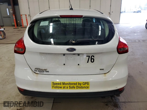 2016 Ford Focus SE with VIN 1FADP3K21GL364889, listed as a Copart auction lot 50887465 with 292,729 mi miles and Clean Title. Bid and sale history available at carsss.com. Image 6.