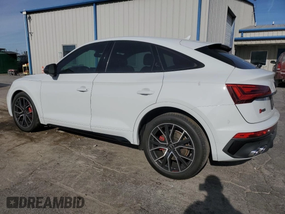 2023 Audi SQ5 Sportback Premium Plus z VIN WA124AFY3P2032515, wystawiony jako Copart lot #84814574 z przebiegiem 17 901 mil mil oraz Szkoda całkowita • Salvage title. Historia ofert i sprzedaży dostępna na DreamBid. Obrazek 2.