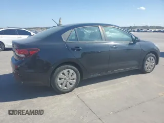 2020 Kia Rio LX with VIN 3KPA24AD6LE282471, listed as a Copart auction lot 77480084 with 59,218 mi miles and Salvage Title. Bid and sale history available at carsss.com. Image 3.