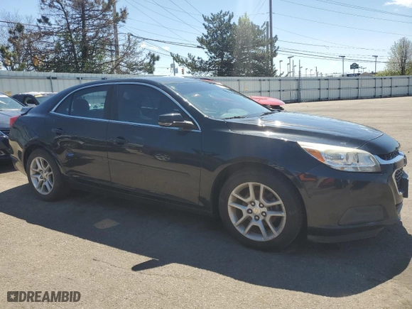 2015 Chevrolet Malibu LT with VIN 1G11C5SL4FF204010, listed as a Copart auction lot 53516775 with 141,477 mi miles and Salvage Title. Bid and sale history available at carsss.com. Image 4.