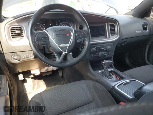 2019 Dodge Charger SXT with VIN 2C3CDXBG2KH509966, listed as a Copart auction lot 61742105 with 96,632 mi miles and Salvage title. Bid and sale history available at DreamBid. Image 8.