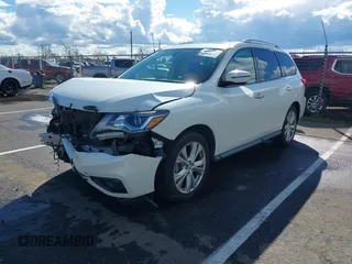 2019 Nissan Pathfinder SV z VIN 5N1DR2MN8KC580359, wystawiony jako IAAI lot #41767664 z przebiegiem 66 248 mil mil oraz . Historia ofert i sprzedaży dostępna na DreamBid. Obrazek 17.
