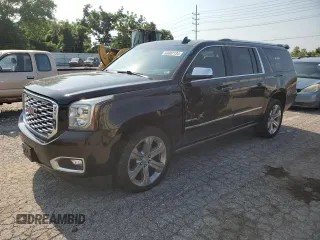 2019 GMC Yukon XL Denali with VIN 1GKS2HKJ7KR174772, listed as a Copart auction lot 63087134 with 69,692 mi miles and Salvage Title. Bid and sale history available at carsss.com. Image 1.