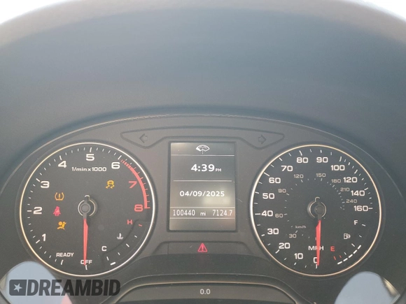 2018 Audi A3 Sedan Premium with VIN WAUAUGFFXJ1041709, listed as a Copart auction lot 52423645 with 100,440 mi miles and Salvage Title. Bid and sale history available at carsss.com. Image 9.