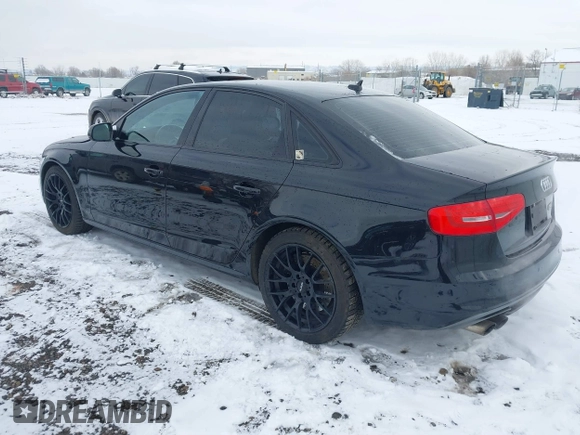 2014 Audi S4 Premium Plus with VIN WAUDGAFL2EA145267, listed as a IAAI auction lot 41127787 with 124,844 mi miles. Bid and sale history available at carsss.com. Image 3.