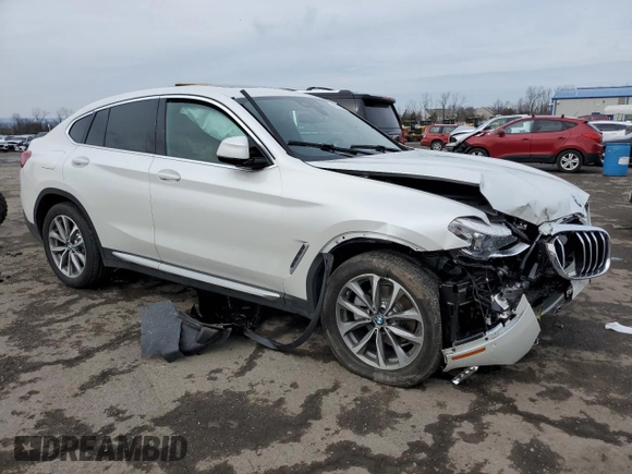 2019 BMW X4 xDrive30i with VIN 5UXUJ3C58KLG56036, listed as a Copart auction lot 43429343 with 0 mi miles. Bid and sale history available at carsss.com. Image 4.