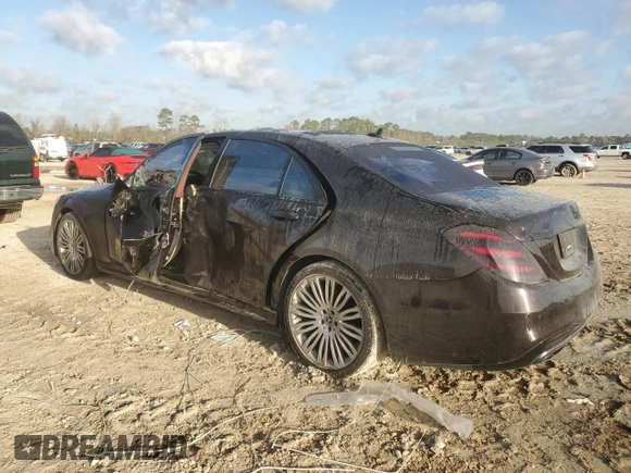 2018 Mercedes-Benz S 560 with VIN WDDUG8GB5JA345786, listed as a Copart auction lot 48337875 with 108,723 mi miles and Salvage Title. Bid and sale history available at carsss.com. Image 2.