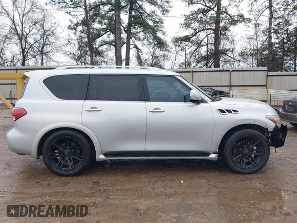 2011 Infiniti QX56 7-passenger with VIN JN8AZ2NFXB9502522, listed as a IAAI auction lot 41420158 with 171,806 mi miles and . Bid and sale history available at DreamBid. Image 14.