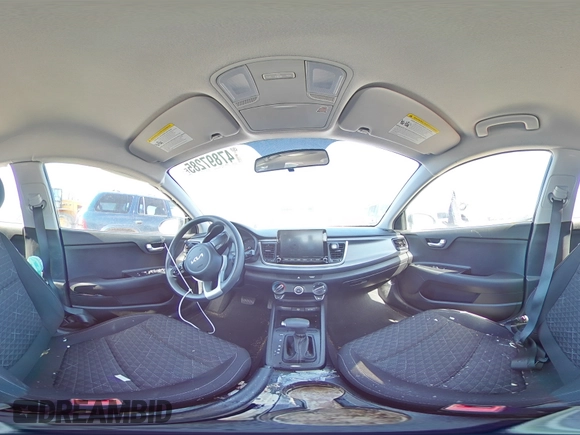 2022 Kia Rio S with VIN 3KPA24AD6NE445249, listed as a Copart auction lot 47897285 with 51,906 mi miles and Salvage Title. Bid and sale history available at DreamBid. Image 12.