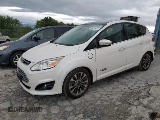 2017 Ford C-Max Energi Titanium with VIN 1FADP5FU0HL107666, listed as a Copart auction lot 68457924 with 103,996 mi miles and Salvage Title. Bid and sale history available at carsss.com. Image 1.