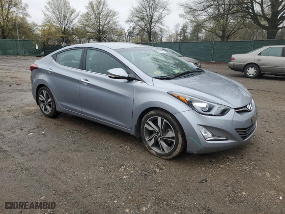 2015 Hyundai Elantra SE with VIN 5NPDH4AE9FH609773, listed as a Copart auction lot 51967725 with 31,962 mi miles and Salvage Title. Bid and sale history available at carsss.com. Image 4.