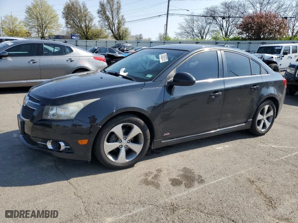 2011 Chevrolet Cruze LT w/2LT with VIN 1G1PG5S92B7169796, listed as a Copart auction lot 53562675 with 146,017 mi miles and Salvage Title. Bid and sale history available at carsss.com. Image 1.