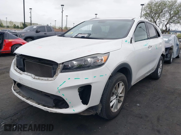 2019 Kia Sorento L with VIN 5XYPG4A3XKG590330, listed as a IAAI auction lot 42060716 with Not Provided miles. Bid and sale history available at carsss.com. Image 20.