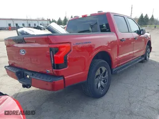2024 Ford F-150 Lightning XLT with VIN 1FTVW3LK1RWG06162, listed as a IAAI auction lot 41930377 with 0 mi miles. Bid and sale history available at carsss.com. Image 4.