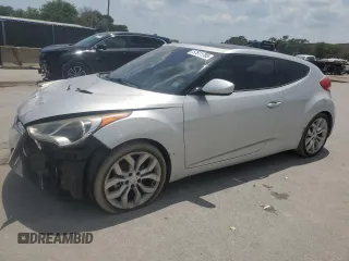 2013 Hyundai Veloster w/Black Int with VIN KMHTC6AD2DU168497, listed as a Copart auction lot 57611785 with 113,029 mi miles and Non repairable. Bid and sale history available at DreamBid. Image 1.