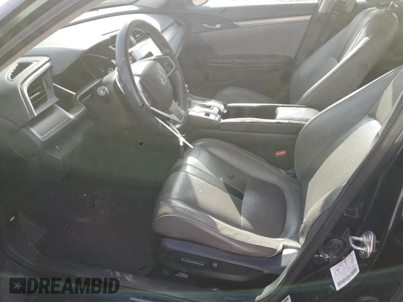 2017 Honda Civic Sedan EX-L with VIN 2HGFC1F74HH641043, listed as a Copart auction lot 53708745 with 87,662 mi miles and Salvage Title. Bid and sale history available at carsss.com. Image 7.