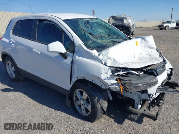 2020 Chevrolet Trax LS with VIN 3GNCJKSB4LL332316, listed as a IAAI auction lot 42486061 with Not provided miles and . Bid and sale history available at DreamBid. Image 1.
