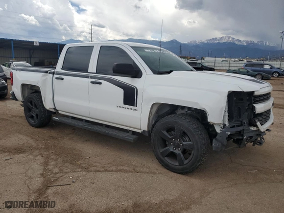 2018 Chevrolet Silverado 1500 Custom with VIN 3GCUKPECXJG332841, listed as a Copart auction lot 54624135 with 119,228 mi miles and Clean Title. Bid and sale history available at carsss.com. Image 4.