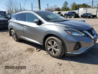 2022 Nissan Murano SV z VIN 5N1AZ2BS8NC110736, wystawiony jako Copart lot #48311945 z przebiegiem 61 160 mil mil oraz Szkoda całkowita • Salvage title. Historia ofert i sprzedaży dostępna na DreamBid. Obrazek 4.