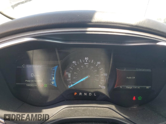 2020 Ford Fusion SE z VIN 3FA6P0LU0LR190090, wystawiony jako Copart lot #54791445 z przebiegiem 166 563 mil mil oraz Szkoda całkowita • Salvage title. Historia ofert i sprzedaży dostępna na DreamBid. Obrazek 9.