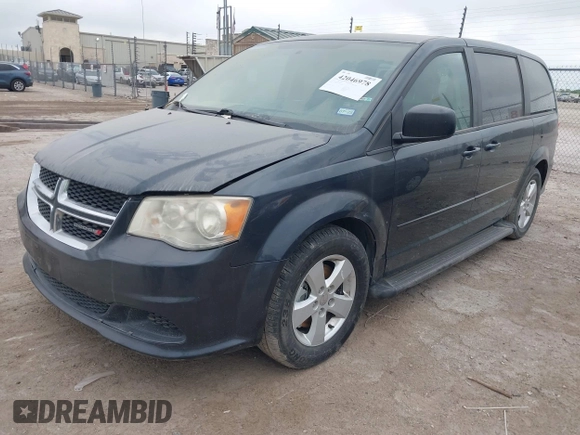 2013 Dodge Grand Caravan SE with VIN 2C4RDGBG0DR641272, listed as a IAAI auction lot 42046978 with 159,342 mi miles and . Bid and sale history available at DreamBid. Image 2.