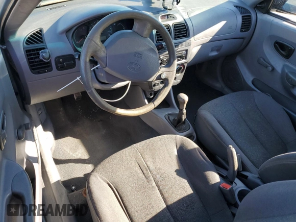2003 Hyundai Accent with VIN KMHCF35C73U273610, listed as a Copart auction lot 85868294 with 168,203 mi miles and Salvage Title. Bid and sale history available at carsss.com. Image 8.
