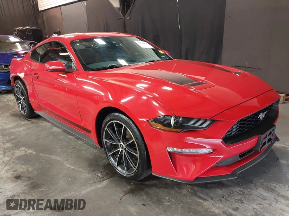 2020 Ford Mustang EcoBoost with VIN 1FA6P8TH2L5153353, listed as a IAAI auction lot 42018068 with 40,562 mi miles. Bid and sale history available at carsss.com. Image 1.