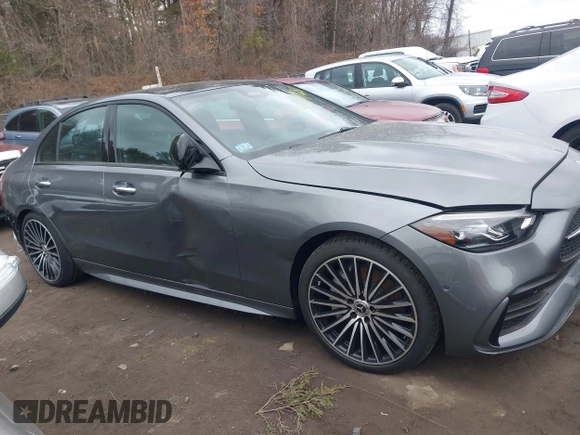 2025 Mercedes-Benz C 300 with VIN W1KAF4HB8SR243351, listed as a IAAI auction lot 41689281 with 991 mi miles and . Bid and sale history available at DreamBid. Image 13.