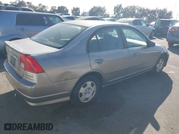 2005 Honda Civic with VIN JHMES96615S024091, listed as a IAAI auction lot 41716818 with 212,218 mi miles and . Bid and sale history available at DreamBid. Image 4.