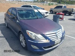 2012 Hyundai Genesis 3.8L with VIN KMHGC4DD6CU173279, listed as a IAAI auction lot 41903376 with 1 mi miles. Bid and sale history available at carsss.com. Image 1.
