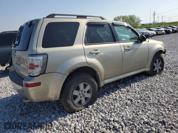 2010 Mercury Mariner with VIN 4M2CN9BG5AKJ11799, listed as a Copart auction lot 46441995 with 125,871 mi miles and Salvage Title. Bid and sale history available at DreamBid. Image 3.