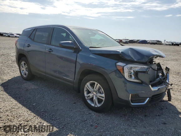 2024 GMC Terrain SLE with VIN 3GKALMEG7RL251885, listed as a Copart auction lot 51816855 with 1,393 mi miles and Salvage Title. Bid and sale history available at carsss.com. Image 4.