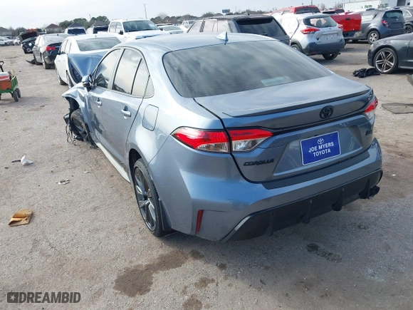2024 Toyota Corolla SE with VIN 5YFS4MCE7RP210044, listed as a IAAI auction lot 41548038 with 1 mi miles. Bid and sale history available at carsss.com. Image 3.