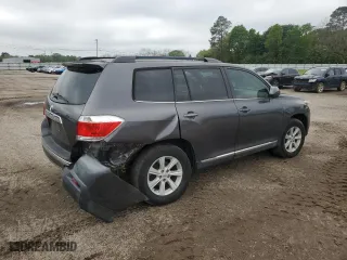 2013 Toyota Highlander with VIN 5TDZK3EH4DS106486, listed as a Copart auction lot 51058255 with 127,510 mi miles and Salvage Title. Bid and sale history available at carsss.com. Image 3.
