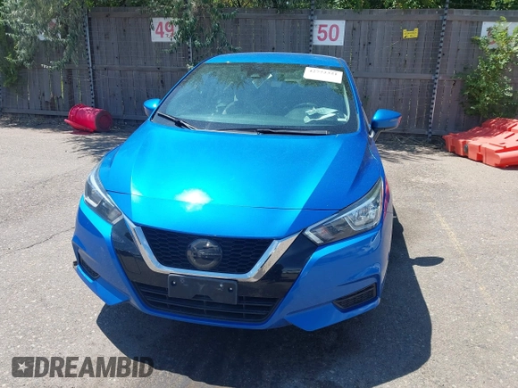 2021 Nissan Versa SV with VIN 3N1CN8EV1ML855643, listed as a IAAI auction lot 42772321 with 56,604 mi miles and . Bid and sale history available at DreamBid. Image 12.