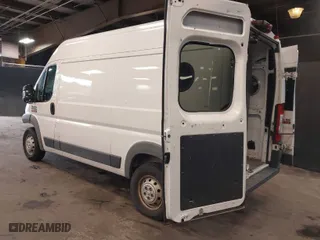 2018 Ram ProMaster Cargo Van with VIN 3C6TRVBG2JE143543, listed as a IAAI auction lot 41689450 with 103,028 mi miles. Bid and sale history available at carsss.com. Image 3.