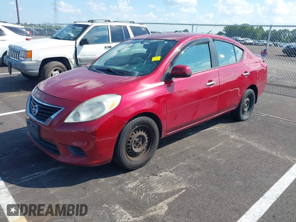2013 Nissan Versa S Plus with VIN 3N1CN7AP2DL824175, listed as a IAAI auction lot 42834344 with 211,081 mi miles and . Bid and sale history available at DreamBid. Image 2.