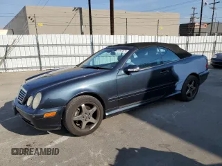 2003 Mercedes-Benz CLK 4.3L with VIN WDBLK70G93T138327, listed as a Copart auction lot 81527674 with 118,590 mi miles and Salvage Title. Bid and sale history available at carsss.com. Image 1.