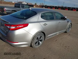 2012 Kia Optima Hybrid with VIN KNAGM4AD0C5013301, listed as a IAAI auction lot 41671259 with 270,757 mi miles. Bid and sale history available at carsss.com. Image 4.