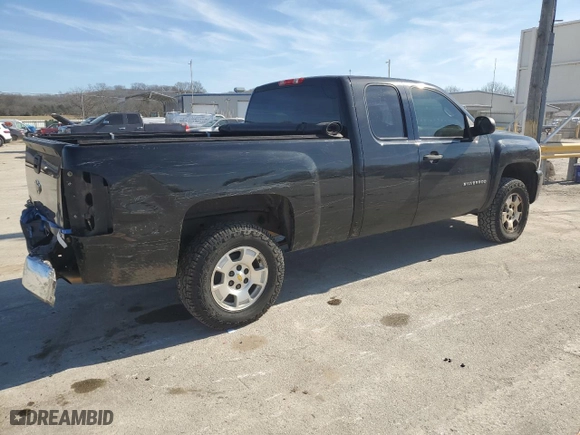 2011 Chevrolet Silverado 1500 LT with VIN 1GCRCSE05BZ283755, listed as a Copart auction lot 41523594 with 152,850 mi miles and Salvage Title. Bid and sale history available at carsss.com. Image 3.