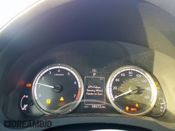 2015 Lexus RC 350 F Sport with VIN JTHSE5BC4F5001158, listed as a Copart auction lot 62917315 with 58,572 mi miles and Salvage title. Bid and sale history available at DreamBid. Image 9.