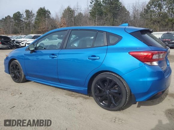 2020 Subaru Impreza Special Sports with VIN 4S3GTAM66L3727835, listed as a Copart auction lot 88171595 with 17,954 mi miles and Salvage title. Bid and sale history available at DreamBid. Image 2.