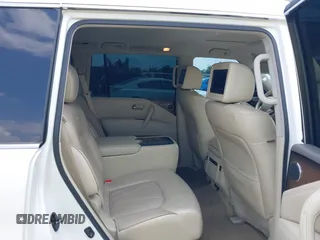 2012 Infiniti QX56 7-passenger with VIN JN8AZ2NF0C9517001, listed as a IAAI auction lot 42101650 with 225,257 mi miles. Bid and sale history available at carsss.com. Image 8.
