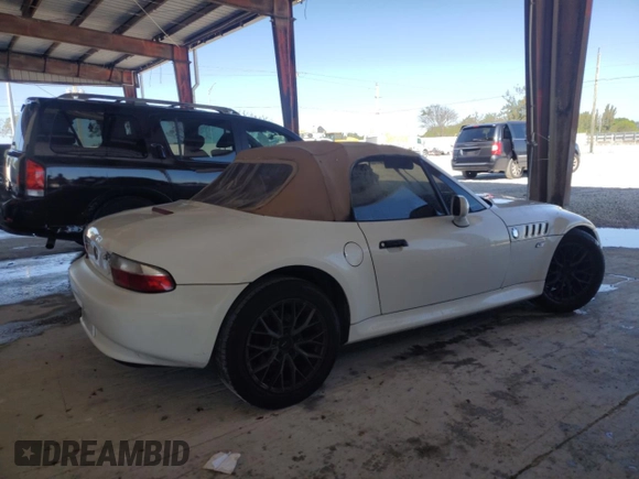 1999 BMW Z3 2.5 z VIN 4USCH9335XLG01572, wystawiony jako Copart lot #46746675 z przebiegiem Nie podano mil oraz Szkoda całkowita • Salvage title. Historia ofert i sprzedaży dostępna na DreamBid. Obrazek 3.