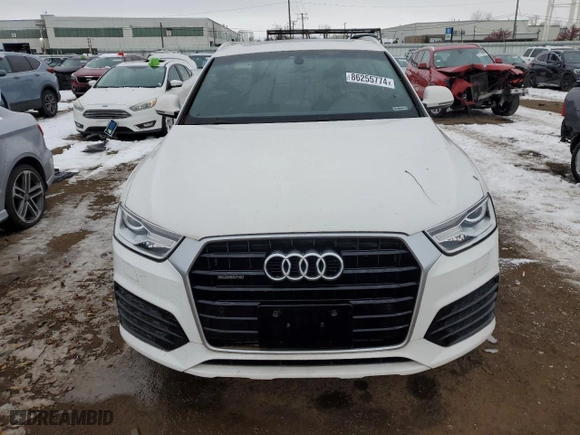 2018 Audi Q3 Premium with VIN WA1ECCFS5JR022512, listed as a Copart auction lot 86255774 with 100,555 mi miles and Salvage Title. Bid and sale history available at carsss.com. Image 5.