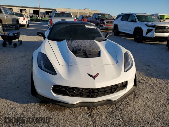 2015 Chevrolet Corvette Z06 1LZ with VIN 1G1YN2D6XF5600852, listed as a Copart auction lot 77619184 with 47,557 mi miles and Clean Title. Bid and sale history available at carsss.com. Image 5.