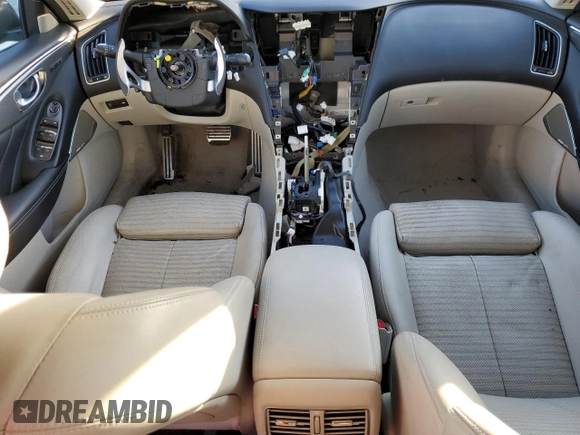 2017 Infiniti Q50 Red Sport 400 with VIN JN1FV7AP5HM851332, listed as a Copart auction lot 84598074 with Not Provided miles and Salvage Title. Bid and sale history available at DreamBid. Image 8.